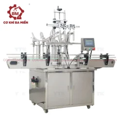 Dây chuyền chiết rót tự động 4 vòi