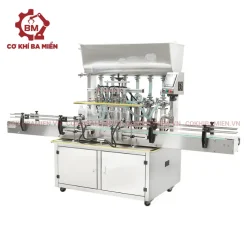 Dây chuyền chiết rót 6 vòi tự động