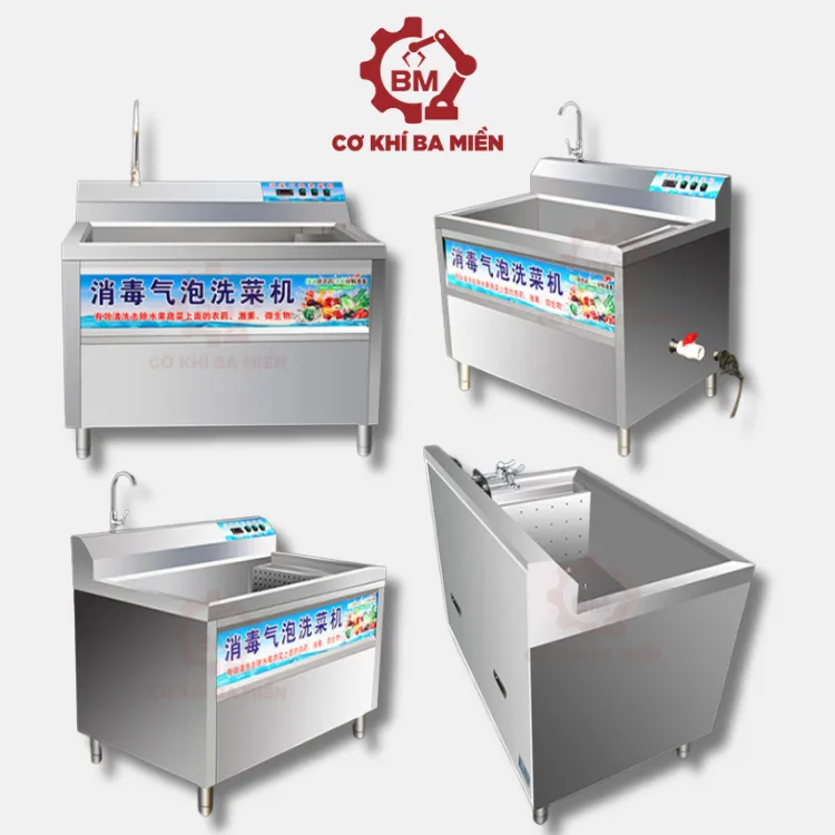 Máy rửa rau củ quả tại Cơ Khí Ba Miền