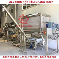 MÁY TRỘN BỘT NẰM NGANG 500KG