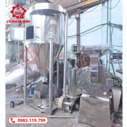 Máy nghiền bột + silo