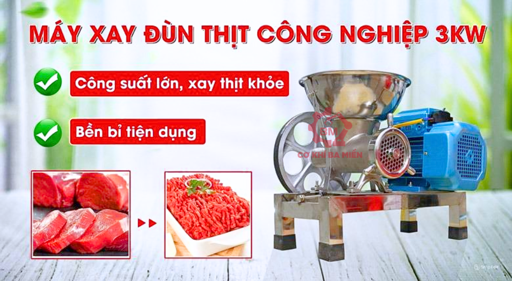 Máy xay đùn thịt công suất lớn
