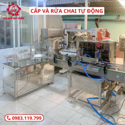 Máy rửa chai tự động