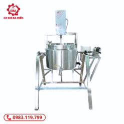 Nồi có cánh khuấy lật nghiêng 150 Lít