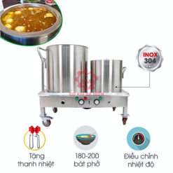 Bộ nồi nấu phở đôi 30-80L