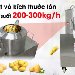 Máy gọt vỏ khoai tây - Máy gọt củ quả năng suất lớn